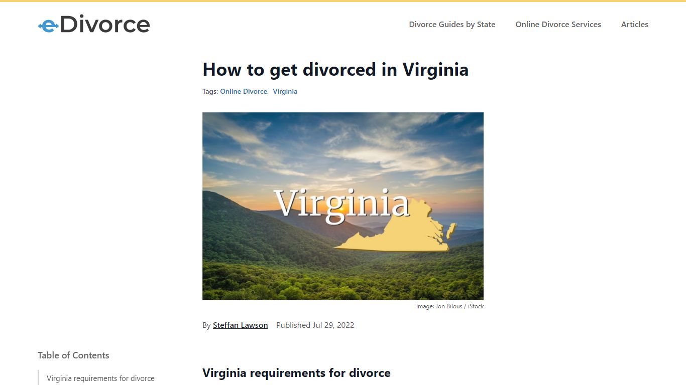 Virginia Divorce Process Explained (Step by Step) – eDivorce